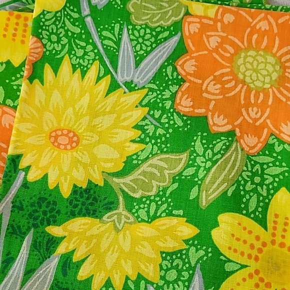 Six Floral Napkins - 17" Square - Picture 3 of 3